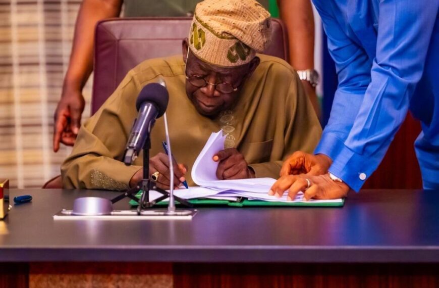 Federal Revenue Agencies Face Shake-Up as Tinubu Signs Tax Bills