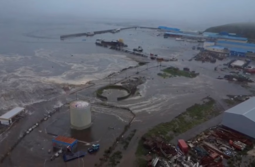 Tsunami Waves Strike Pacific Nations After Massive 8.8-Magnitude Earthquake