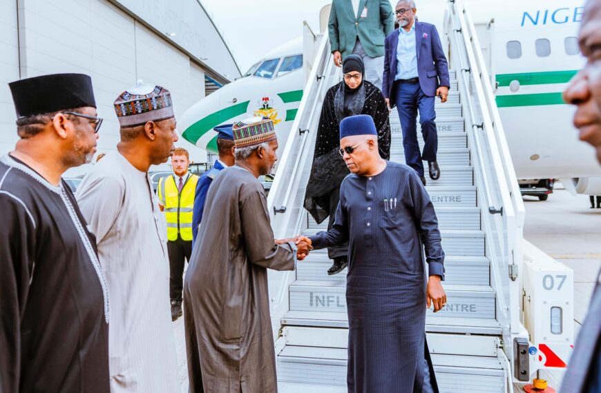 FG: Shettima Arrives in London…