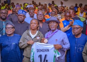 Ondo Governor Rewards Super Falcons Player Tosin Demehin…