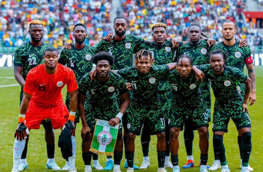 Super Eagles Climb Four Spots to 41st in…